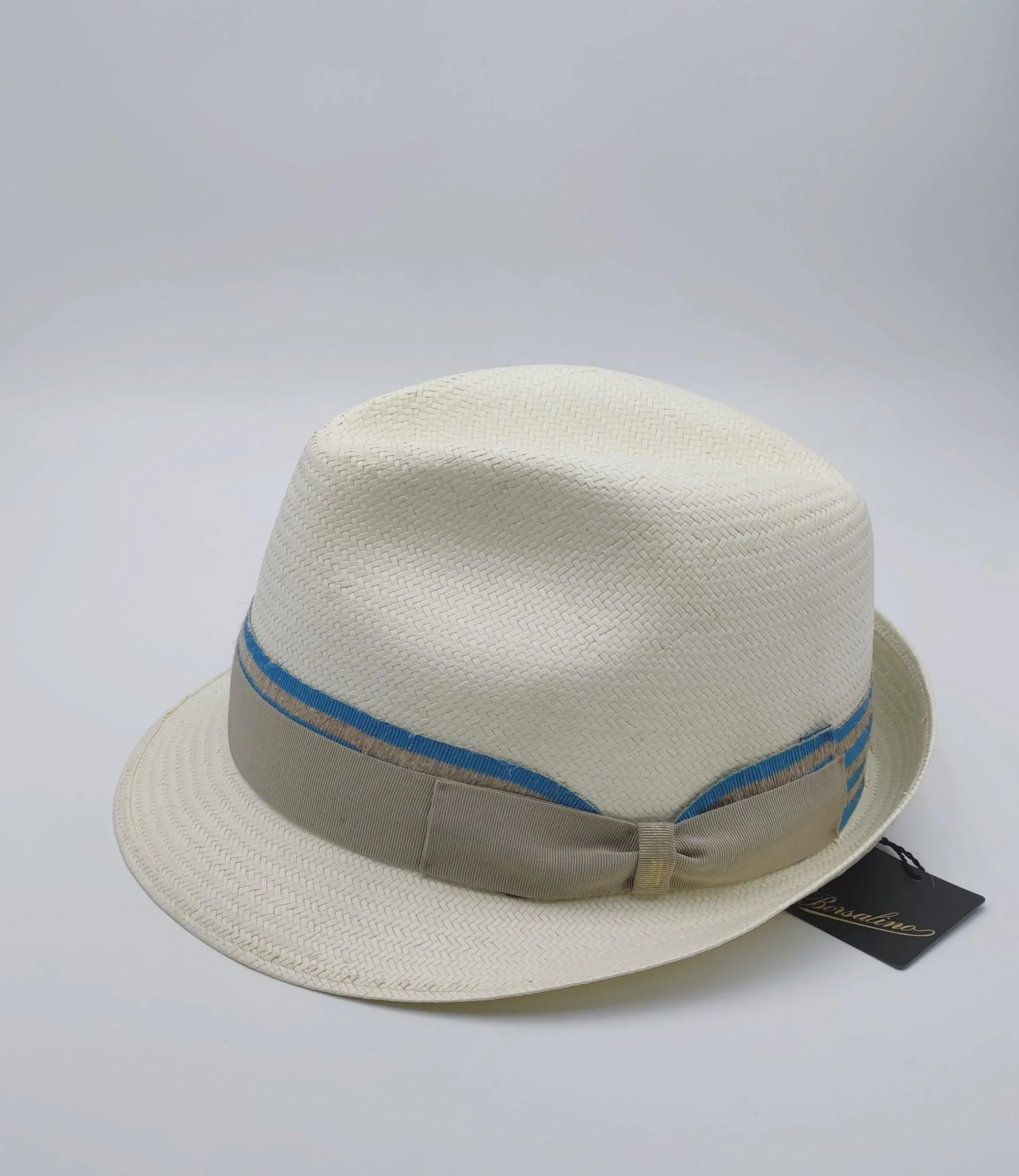 CAPPELLO TRILBY BORSALINO IN PAGLIA - immagine 2