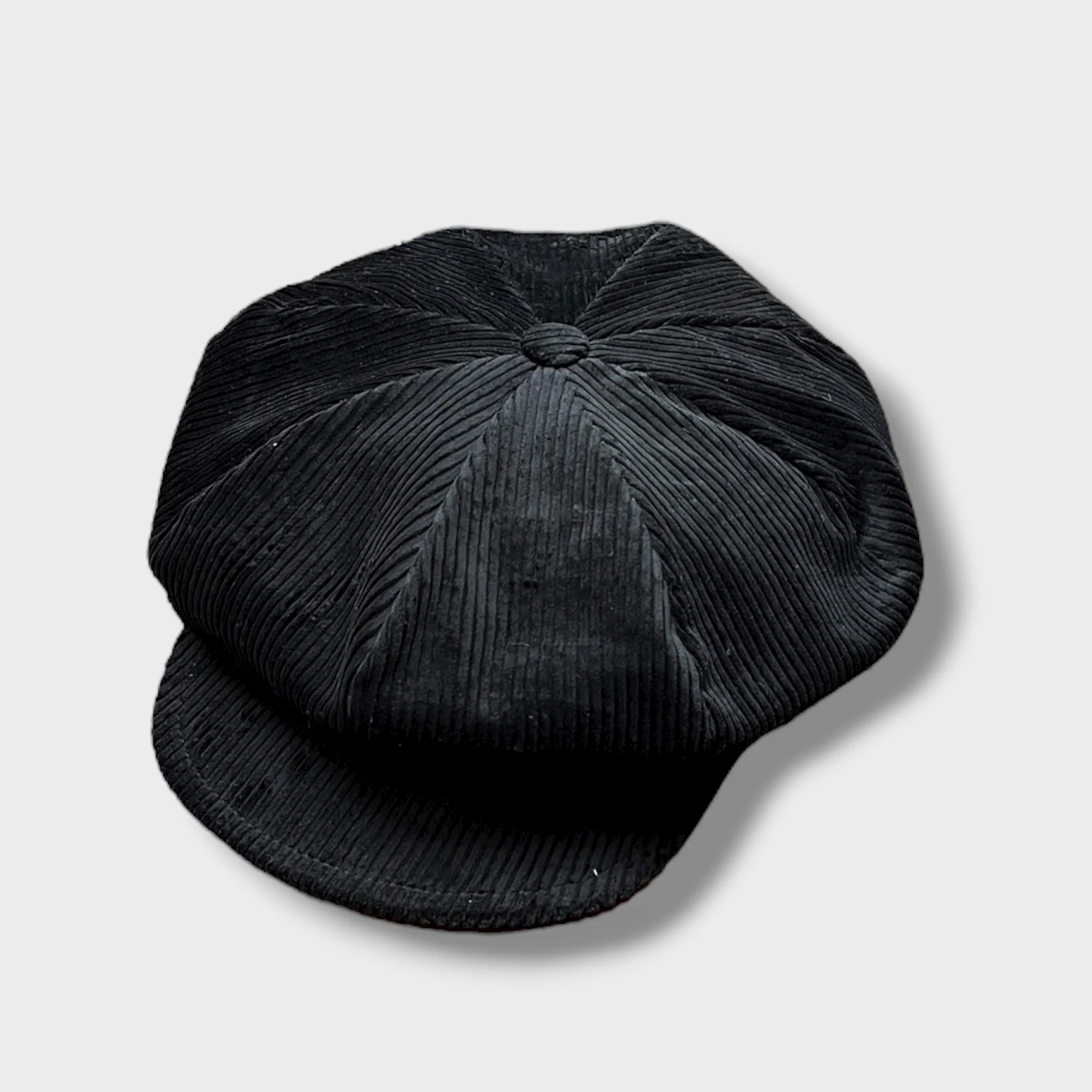 Berrettone 8 Spicchi Unisex In Velluto A Coste Con Visiera - immagine 8