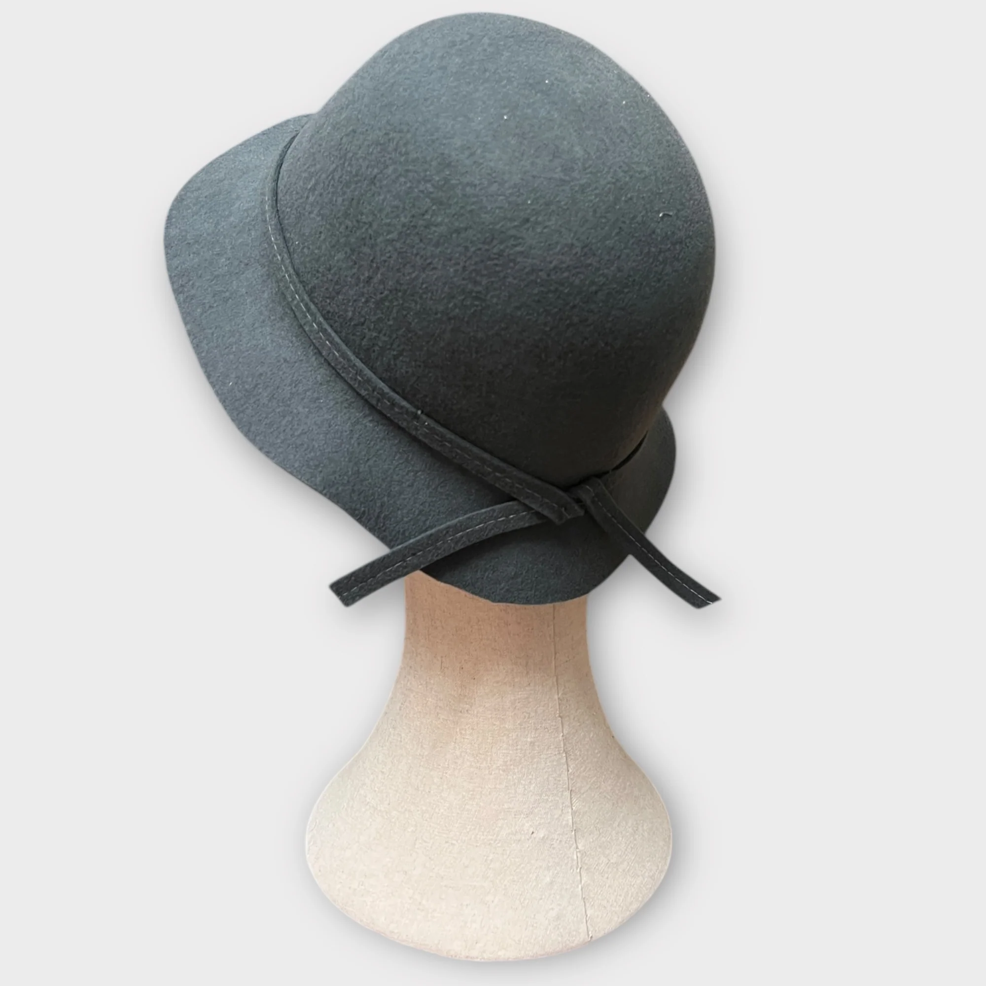 Cappello Cloche Donna In Feltro Di Lana - immagine 5