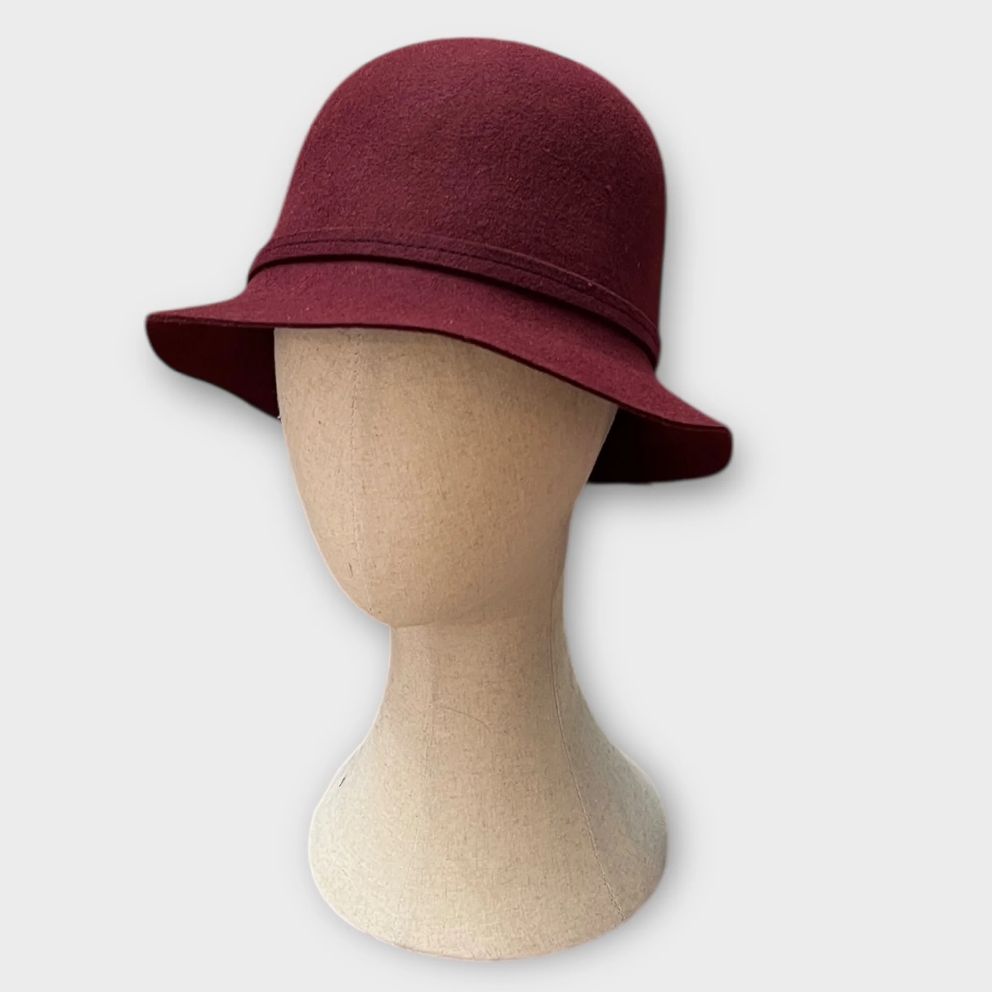 Cappello Cloche Donna In Feltro Di Lana - immagine 9
