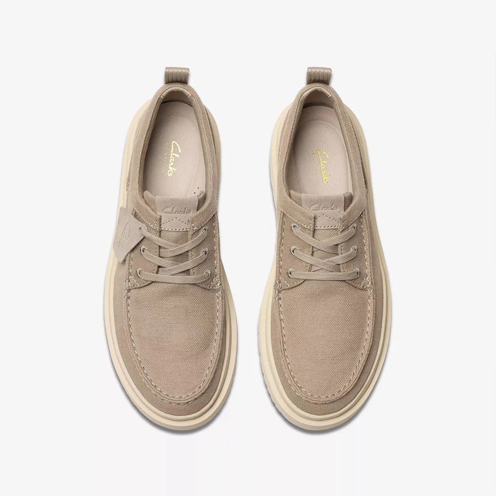Clarks Polden Moc Grey Canvas 180867 - immagine 3