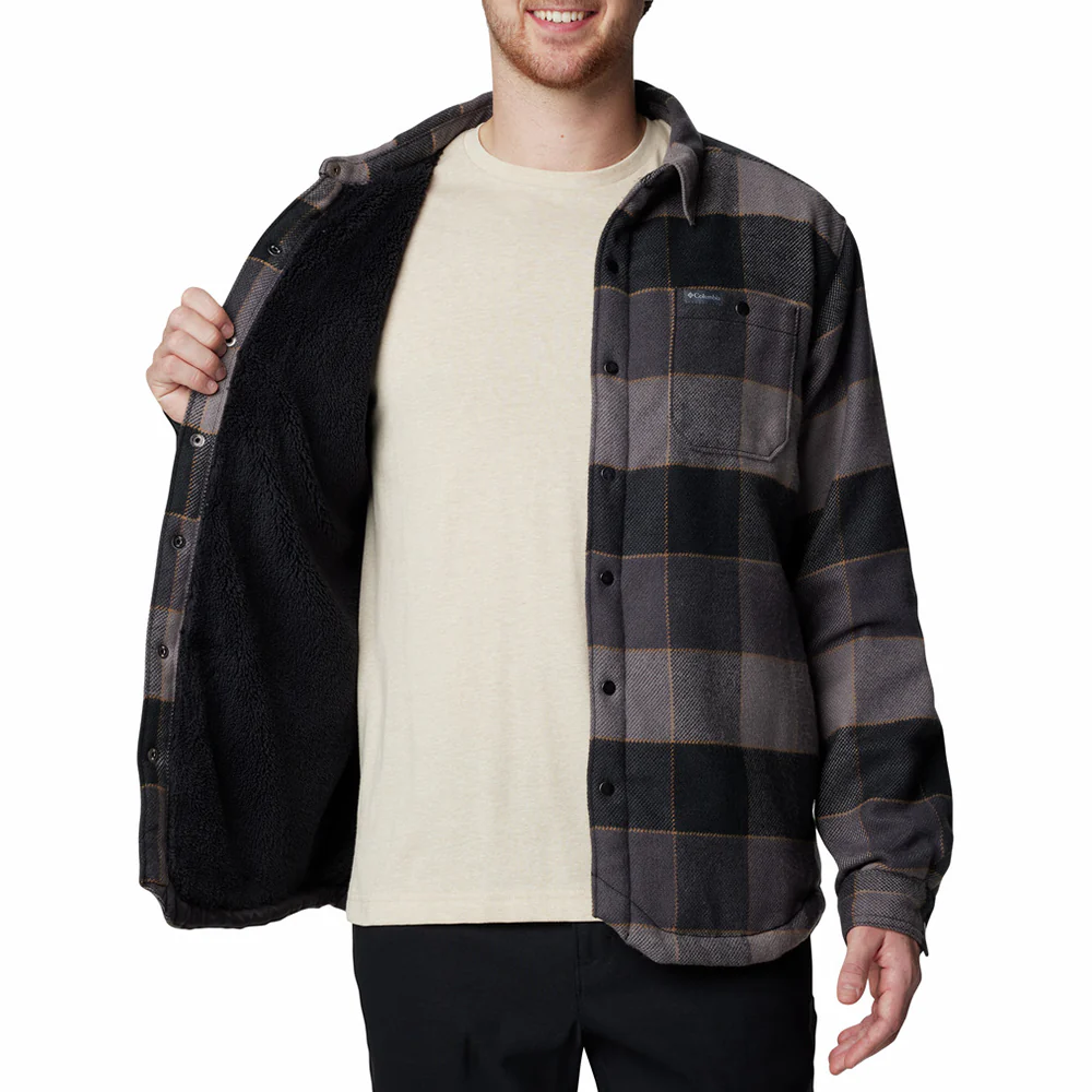 Columbia Men Windward Ii Shirt Jacket Black Multi Win - immagine 6
