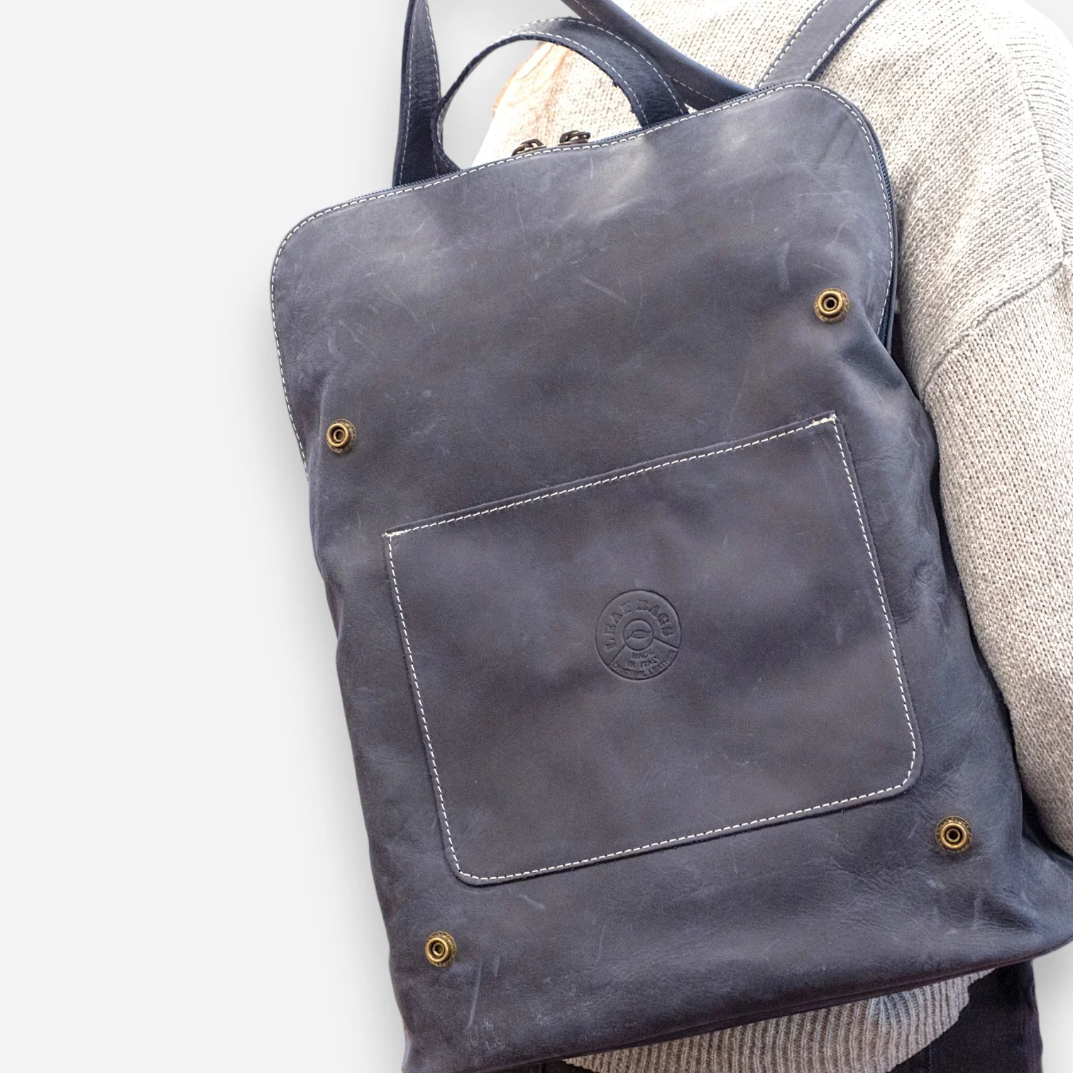 Leaf Bags Zaino Multifunzione Navy 3465TS - immagine 5