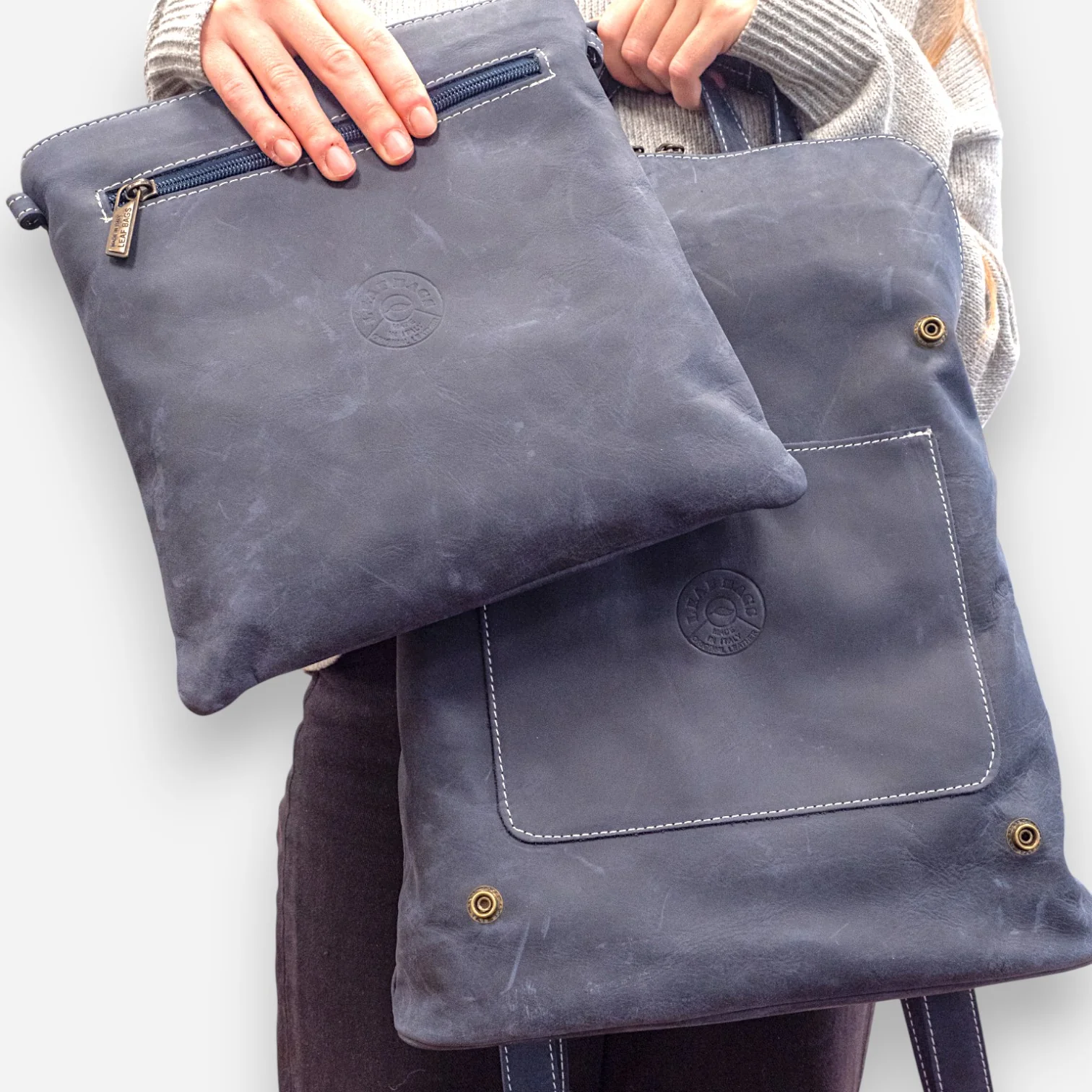 Leaf Bags Zaino Multifunzione Navy 3465TS - immagine 4