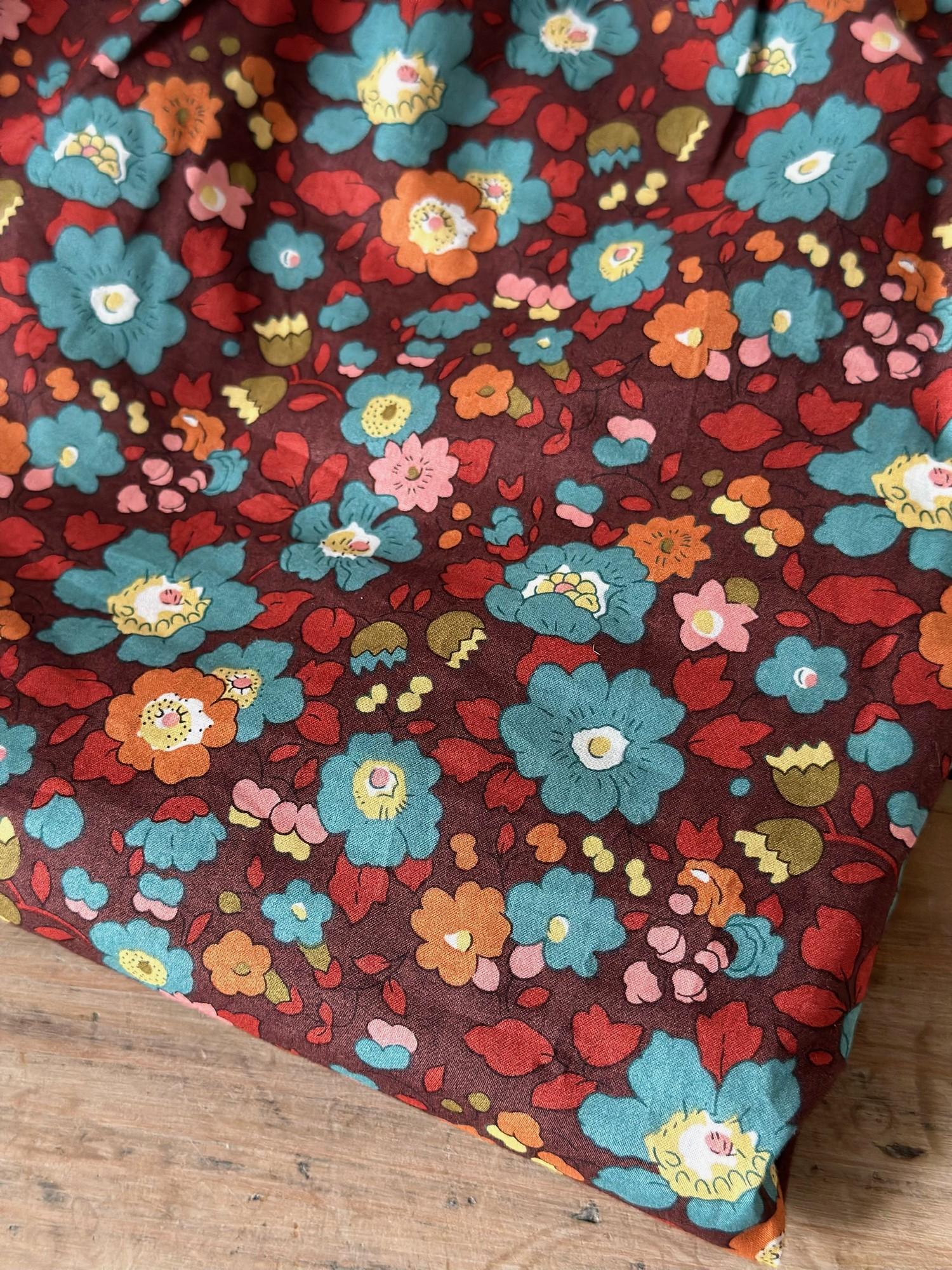 PANTALONI LIBERTY DONNA "BETSY MEADOW" BORDEAUX - immagine 3