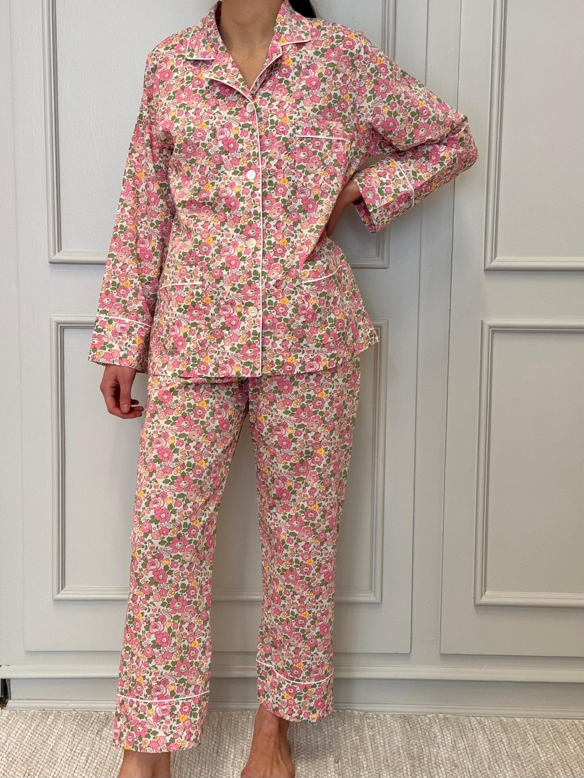 PIGIAMA LIBERTY DONNA "BETSY" FRAGOLA